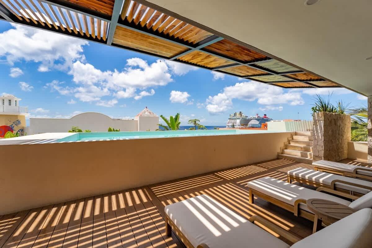 Oceanview 2br Floor Terrace-pool * Cozumel